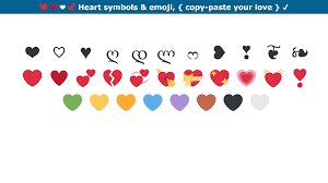 Click the cog and select enable decoder! Heart Symbols Emoji Copy Paste Your Love