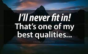 Quotes Best Of I Ll Never Fit In