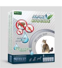 Max Biocide Kediler Icin Bitkisel Dis Parazit Damlasi 5x1ml 8437005456020