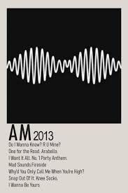 Ifr the arctic monkeys am album cover actually has the name of the album (their initials) in the cover. Artic Monkeys Am Album Polaroid Arctic Monkeys Album Cover Artic Monkeys Am Album
