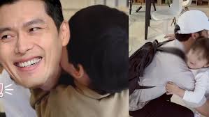 Hyun Bin TEARY EYED OF HIS SON'S reaction upon seeing him Again. He misses  Daddy So Much