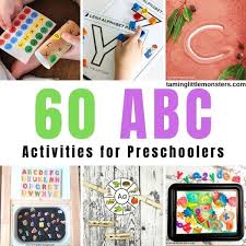 60 Easy Abc Activities For Preschoolers Taming Little Monsters