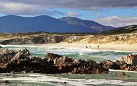 Gansbaai Plaji Guney Afrika Sahil Guney Afrika Plaj
