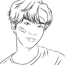 Make a fun coloring book out of family photos wi. Fastest Bts Coloring Pages Jungkook