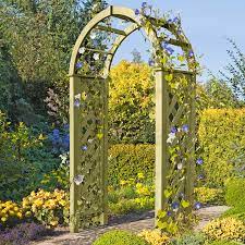 Garten rosenbogen mit zwei türen tor holz pergola torbogen rankhilfe spalier neu. Pergola Mit Rundbogen 119x58x240 Cm Rosenbogen Aus Holz Mit Rankgitter Spielturm Aus Holz Fur Den Garten Kaufen