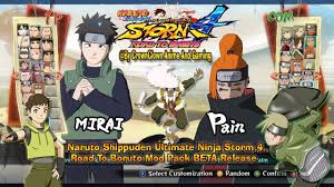 All dlcs are included and activated, game version is 1.08. Naruto Shippuden Download Pack
