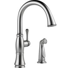 Classical design with multiple handle and spout options as well as a full complement of accessories and finishes, including polished nickel makes the cassidy collection the obvious choice for a timeless, traditionally styled bath. Delta 4297 Ar Dst Cassidy Kitchen Faucet With Build Com