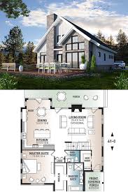 Owners can find floor plans that include the necessary considerations for building on shifting sands, on steep inclines, or in close proximity to rising water. Quaint 3 Bedroom 2 Story Cottage Ideal For Lake Setting Floor Plan Small Lake Houses Cottage House Plans Lake House Plans