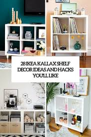 28 Ikea Kallax Shelf Decor Ideas And Hacks You Ll Like Digsdigs Ikea Kallax Shelf Kallax Ikea Wall Shelving Units