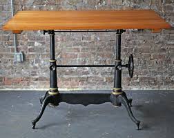 Beautiful And Rare Vintage Cast Iron Base Columbia Etsy In 2020 Drafting Table Cast Iron Vintage Industrial