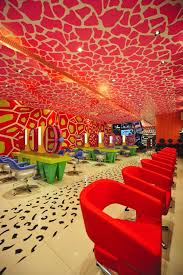 Ceiling Graphics Printed On Vinyl Wide Format Print Can Do Amazing Things For Interior Design Www Sp Floor Graphics Salon Interior Design Hair Salon Interior