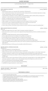 Candidate has over 10 years of experience in the sales industry. Regional Manager Retail Resume Sample Mintresume