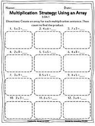 Content tagged with multiplication worksheets using arrays. Multiplication Using Arrays Worksheets Array Worksheets Multiplication Second Grade Math