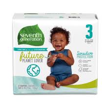 Size 4 Baby Diapers Free Clear Seventh Generation