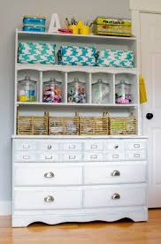 Delightful craft room ideas (small, storage, and diy craft room). Making Over An Old Dresser For Craft Room Storage Orc Week 3 The Happy Housie Craft Room Storage Craft Room Craft Storage