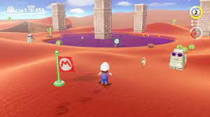 Il vous faut 16 lunes avant de pouvoir partir en direction du prochain pays, vous devrez ensuite choisir d'aller soit au pays du lac, soit au pays de la forêt. Guide Lune Mario Odyssey Pays Des Sables Eclat Lune Dans Les Dunes 02 Generation Game