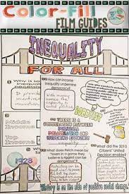 Color Fill Film Guides Are Doodle Notes For Movies And This One Is For A Documentary Called Inequ Media Literacy Lessons Literacy Lessons Teach Media Literacy