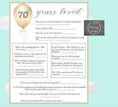 If you fail, then bless your heart. 70th Birthday Trivia Game Instant Download Everything To Etsy In 2021 70th Birthday Trivia Trivia Games