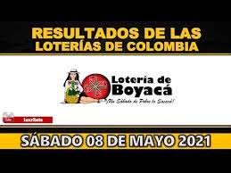﻿ en esta página te mostramos los últimos 12 sorteos de la lotería de boyacá para que puedas comprobar los resultados desde el sábado 31. Resultados Loteria De Boyaca Sabado 8 De Mayo 2021 Pr