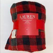 Ralph Lauren Bedding Ralph Lauren Plaid Polar Fleece Throw Blanket New Poshmark