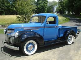 Image result for Blue 1946 Truck