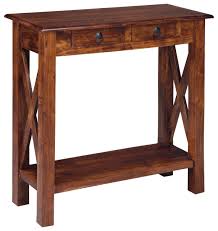 Return this item for free. Signature Design By Ashley Abbonto T800 114 Mango Wood Console Sofa Table With Storage Northeast Factory Direct Sofa Tables Consoles