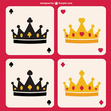Encuentra y descarga recursos gráficos gratuitos de reina. Vector Coronas De Poquer Vector Gratis