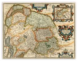 3 3/4 milliaria germanica linksboven een voorstelling met minerva en neptunes bij het wapen van het graafschap vlaanderen. Alle Oude Kaarten Van Hertogdom Brabant Op Een Rij In Brabantia Ducatus Brabant Cultureel