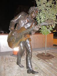 He Was The First Person To Be Inducted Into The Rock Roll Hall Of Fame And The St Louis Walk Of Fame Now Rock Legend Rock And Roll Chuck Berry