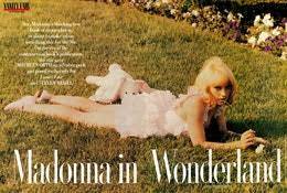 Madonna's publishers were apprehensive about the release and the book's commercial potential. Madonna In Wonderland Vanity Fair