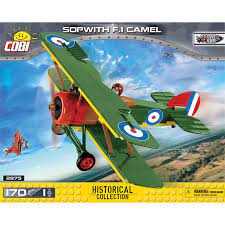 4 squadron of the royal naval air service over dunkirk. Cobi 2975 Sopwith F 1 Camel Great War Historical Collection
