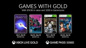 Games With Gold Los Juegos Gratis Para Xbox De Octubre 2021