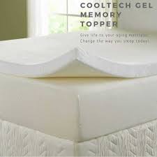 Shop for mattress toppers in basic bedding. Queen Cooltech Gel Memory Foam Topper Comfort Living Philippines