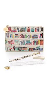 Amazon Com Kate Spade New York Women S Bella Bookshelf Pencil Pouch Bella Bookself One Size Office Products Pencil Pouch Kate Spade Kate Spade New York