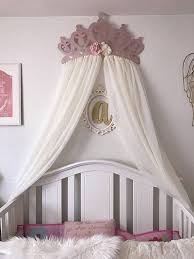 Crib Canopy Bed Crown Rose Gold Princess Wall Decor Princess Canopy Bed Bed Crown Crib Canopy