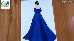 Check spelling or type a new query. Blue Dress Drawing Fashion Illustration Art Fashion Design Fashion Illustration Youtube
