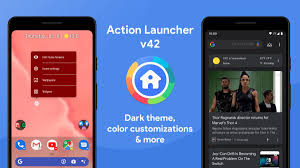 Action Launcher Finally Offers Theme Support Including Dark Theme Custom Supportive Homescreen