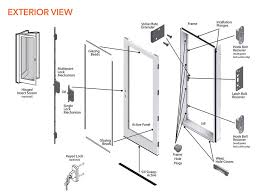 200 Series Hinged Patio Door Single Panel