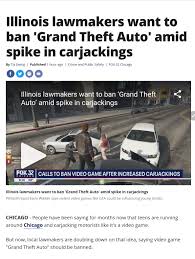 Memes can be edgy, but try to remain mostly civil (no racism, bullying, etc.) do not encourage or participate in brigading of. Illinois Lawmakers Want To Ban Grand Theft Auto Amid Spike In Carjackings Album On Imgur