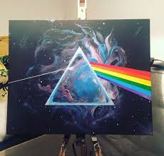 Pink Floyd Acrylic Canvas Painting Pink Floyd Painting Pink Floyd Art Canvas Painting