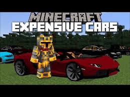 Minecraft Expensive Cars Mod Ride Around Helping Youtubers Minecraft Car Mods Minecraft Car Expensive Cars