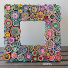 Puzzle framing with your custom made puzzle frame from finerworks.com. Upcycled Rolled Paper Frame 5 Steps With Pictures Instructables