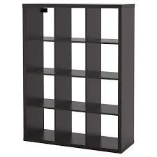 kallax shelf unit black brown 44 1 8x57 7 8 ikea kallax regal regal regal mit korben
