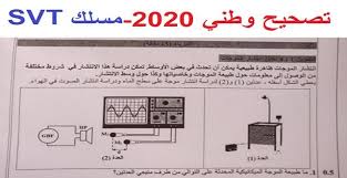 الامتحان الوطني 2020 مادة الفيزياء باك علوم الحياة و الارض In 2020 Svt Airline Travel