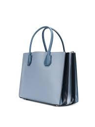 Michael Kors Mercer Large Light Blue Accordion Tote Totes Bags 30t8tm9t3l487