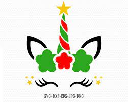 This free unicorn svg is high quality and perfect to use with your cricut machines. Christmas Unicorn Svg Unicorn Svg Unicorn Eyelashes Holy Etsy