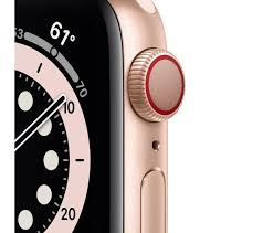 Rose gold pink apple watch. Buy Apple Watch Series 6 Cellular Gold Aluminium With Pink Sand Sports Band 40 Mm Free Delivery Currys