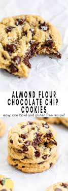 Almond Flour Chocolate Chip Cookies Eat With Clarity Recipe Healthy Cookie Recipes Almond Flour Chocolate Chip Cookies Cookies Recipes Chocolate Chip