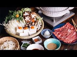 Shabu Shabu Is A Popular Japanese Style Hot Pot Where The Meat And Assorted Vegetables Are Cooked In A Flavorful Broth C Shabu Shabu Food Easy Japanese Recipes