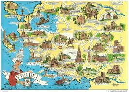 Carte Des Monuments Historiques De Vendee 85 Phystorique Les Portes Du Temps Francia Agendas